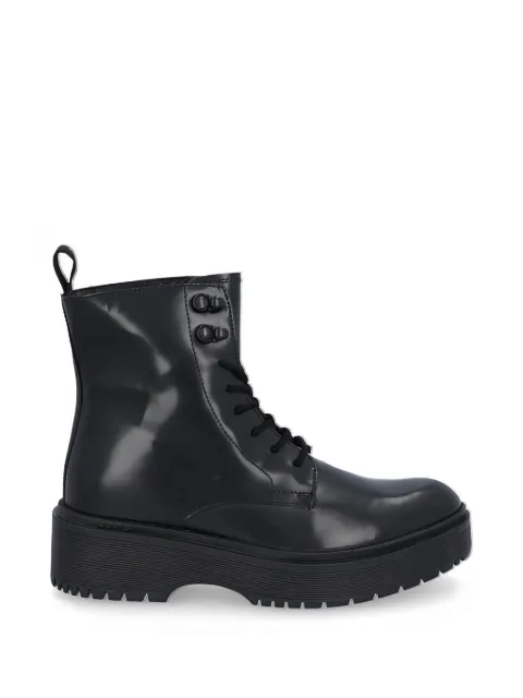Levi's lace-up platform boots Black D5385