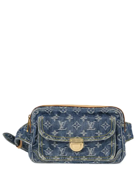 Louis Vuitton Pre-Owned 2007 monogram denim belt bag Blue M95347
