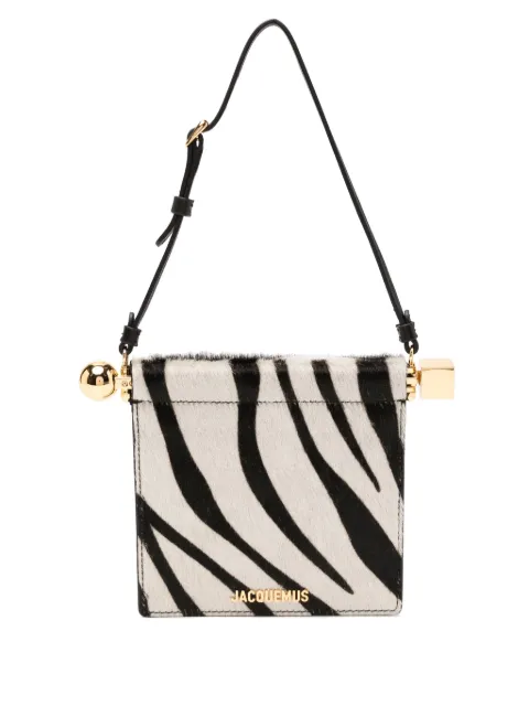 Jacquemus The Rond Carré mini bag Black 243SL13832099DZ