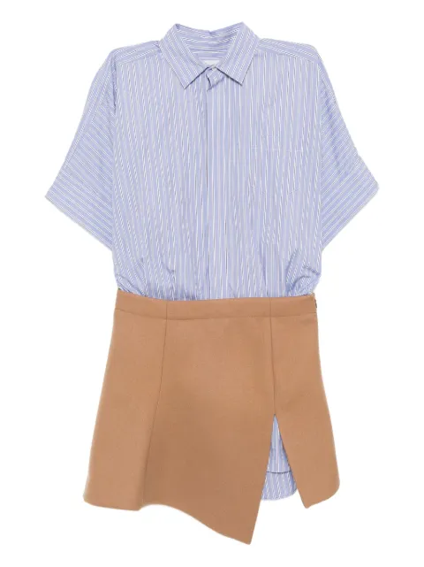 sacai asymmetric shirtdress Blue 2407372