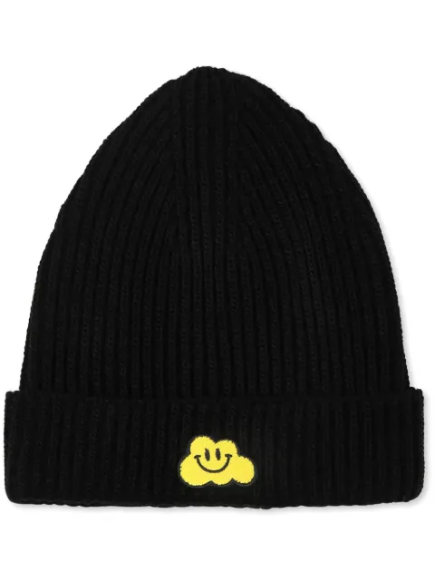 Ghayme cloud-appliqué beanie Black CAPNEA