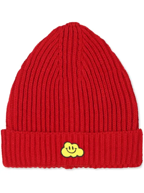 Ghayme cloud-appliqué beanie Red CAPFIA