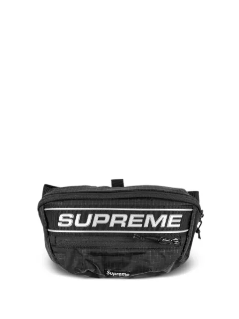 Supreme logo-print belt bag Black SU743
