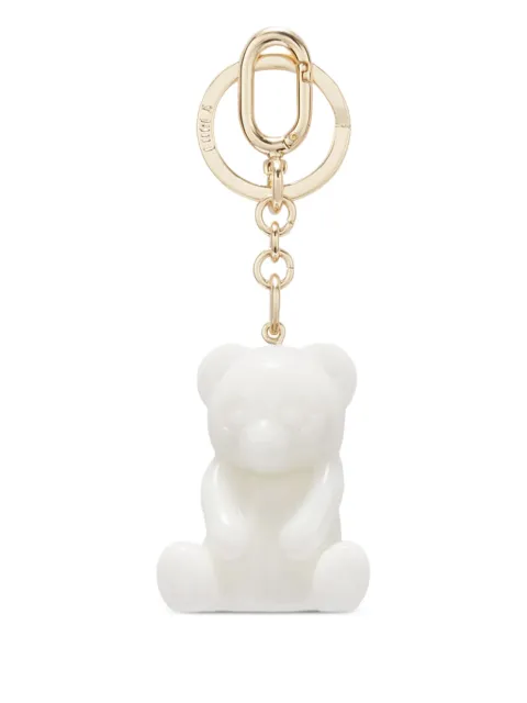 Furla bear-shaped keyring White WR00846BX35781007