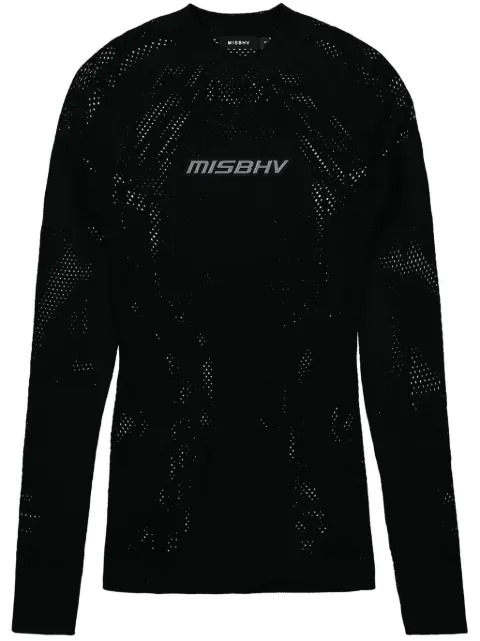 MISBHV logo-lettering sweatshirt Black 241M703