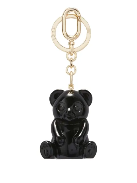 Furla Allegra panda-shaped keyring Black WR00846BX35781007