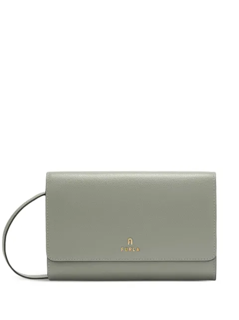 Furla leather flap wallet Green WE00675ARE0001007