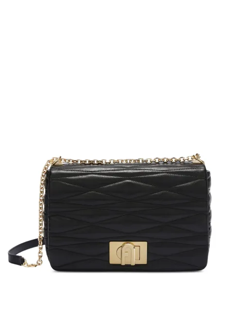 Furla medium Furla 1927 quilted crossbody bag Black WB01672BX3221