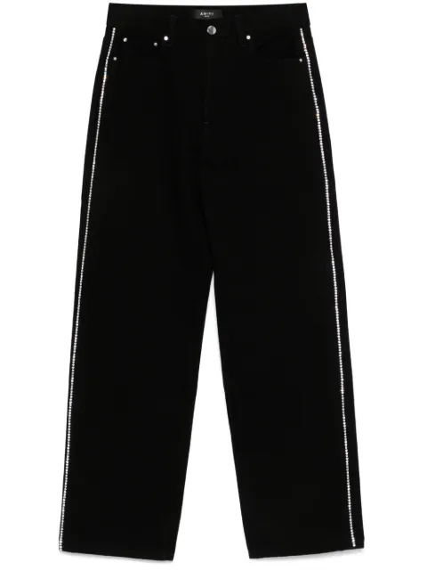 AMIRI Crystal Stripe jeans Black AWDNGH1010