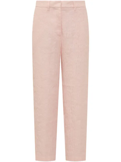 Forte Forte jacquard trousers Pink 10030MYPANTS