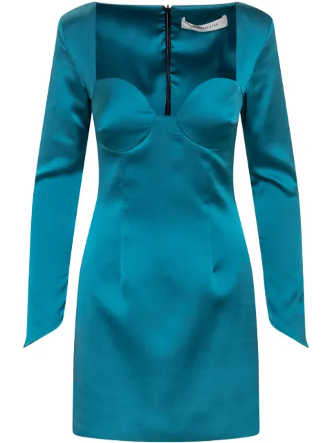 Nineminutes The Elise mini dress Blue 23FWNAB0034