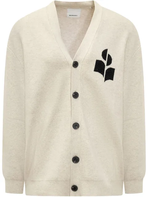 MARANT Curtis cardigan Neutrals CA0083HAA1L03H