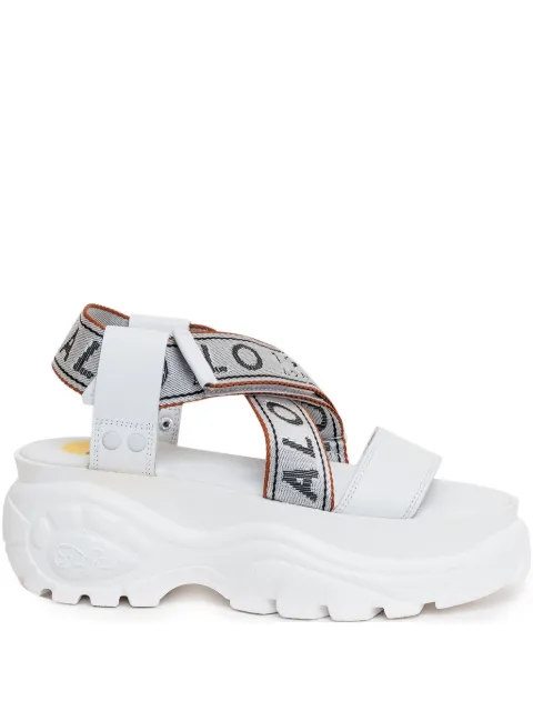 Buffalo logo sandals White BFLBOWH