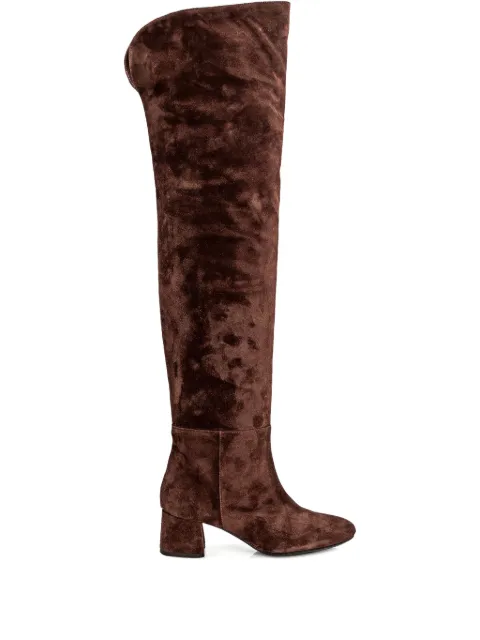 Anna F. suede boots Brown 9786561