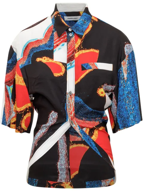 AMBUSH printed shirt Black BWGA015F22FAB001