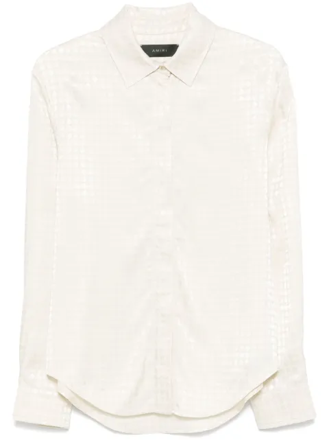 AMIRI MA-monogram shirt Neutrals AWSTDT1001