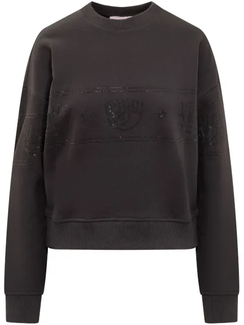 Chiara Ferragni Logomania sweatshirt Black 75CBIG02CFG01