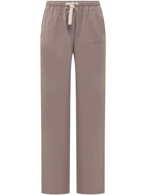 Palm Angels logo-embroidered trousers Neutrals PMCA141S24FAB001