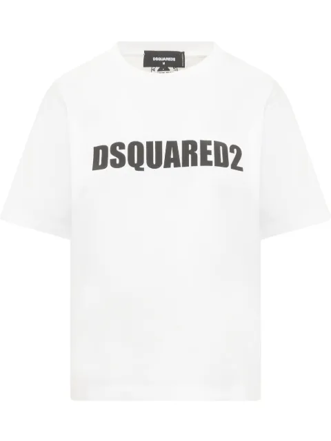 DSQUARED2 logo-print T-shirt White S72GD0472S23009