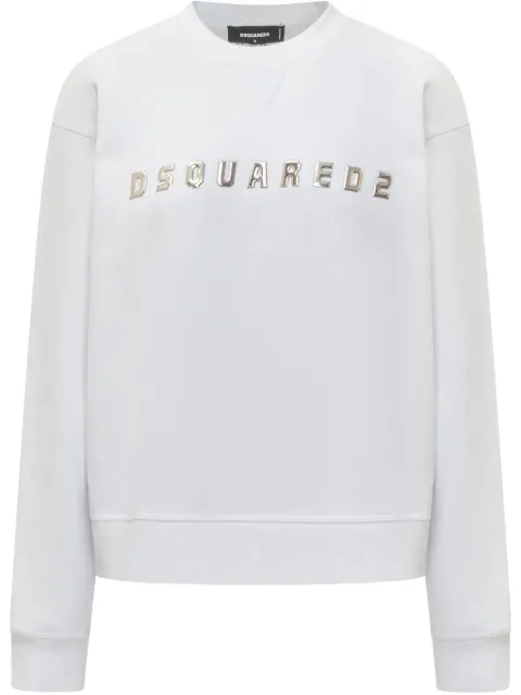 DSQUARED2 logo-appliqué sweatshirt White S72GU0467S25516
