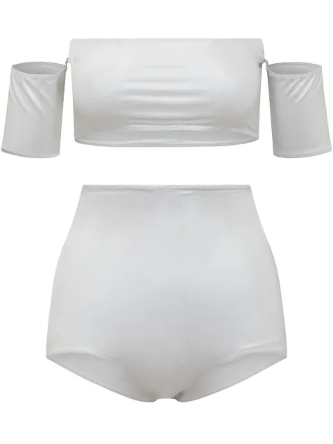 ALESSANDRO VIGILANTE Shiny bikini Grey SW08PL