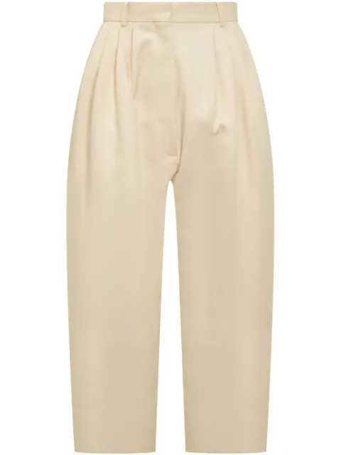 Calcaterra cropped trousers Neutrals P86