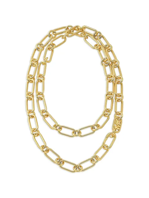Michael Kors logo link-chain necklace Gold MKJ827200710