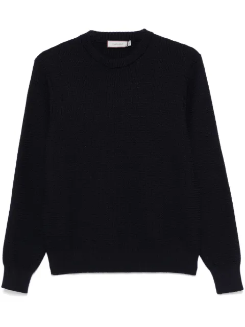 Canali waffle-knit sweater Blue C0012MK02153