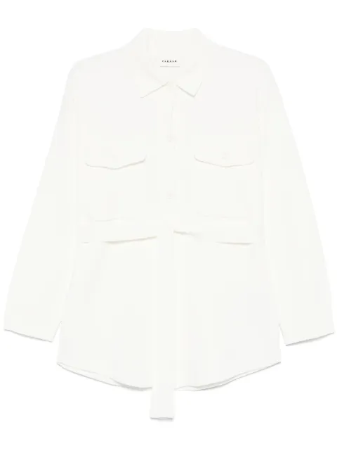 P.A.R.O.S.H. knitted shirt White ROMA25D530538