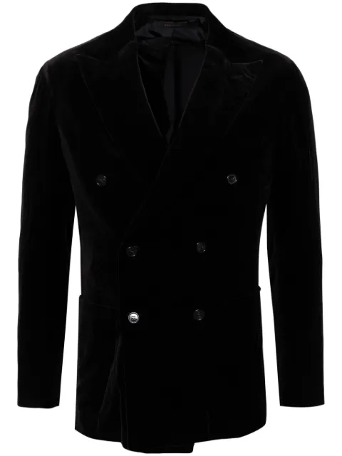 Brioni double-breasted blazer Black RGFD0ROC029