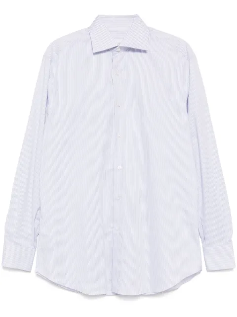 Brioni horizontal stripe shirt Blue RCB10LOC05Y