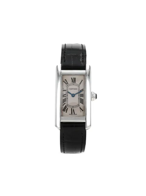 Cartier 2000s pre-owned Tank Américaine 35mm White 413128