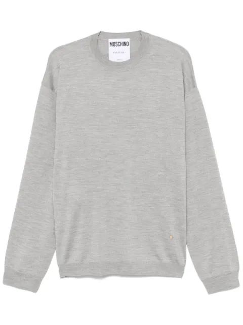 Moschino fine-knit sweater Grey J09070201
