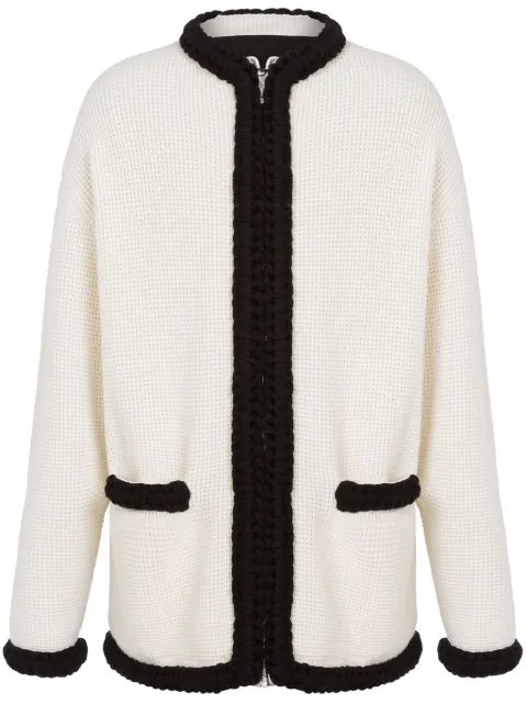 Moschino zip-up jacket White A05800207