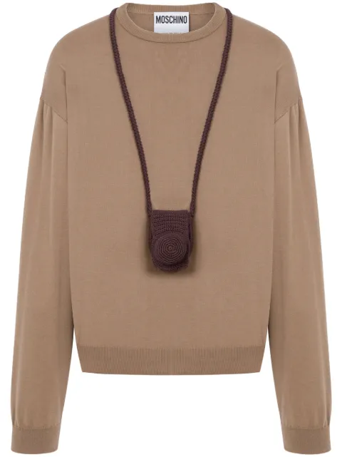 Moschino cotton sweater Brown A09140202