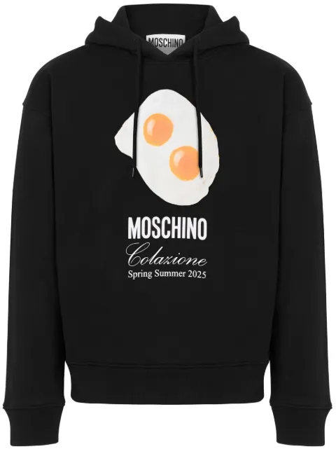 Moschino printed hoodie Black A17080228