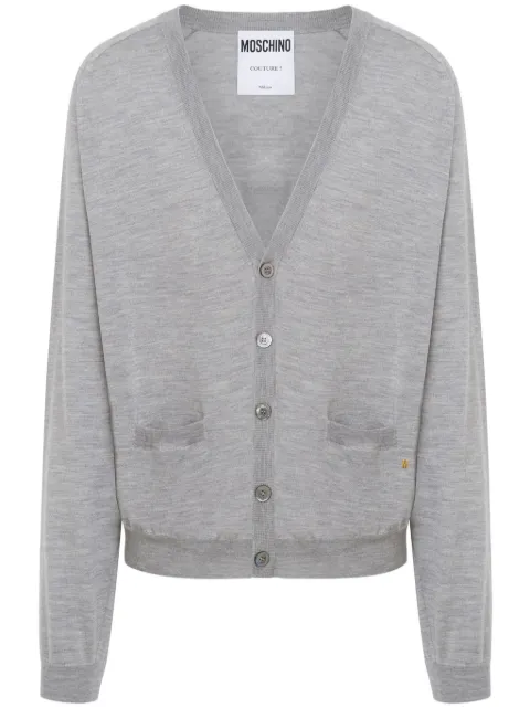 Moschino V-neck cardigan Grey J09050201