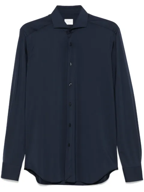 Xacus spread-collar shirt Blue ACT520ML11460