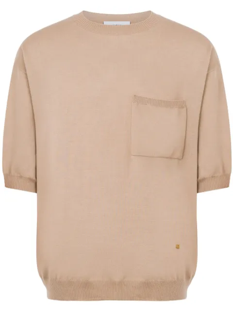 Moschino fine-knit T-shirt Neutrals 09060201