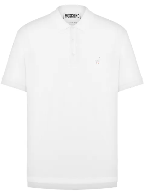 Moschino regular-fit polo shirt White A16020242