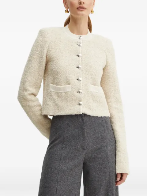 Patrizia Pepe bouclé cardigan Neutrals 2S1510K229