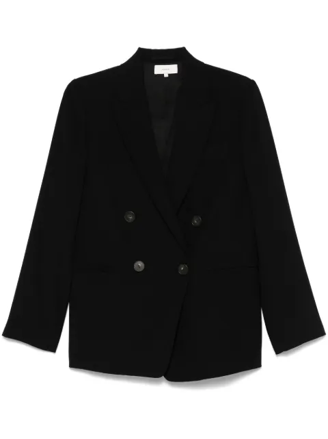 Vince crepe double-breasted blazer Black V938991488