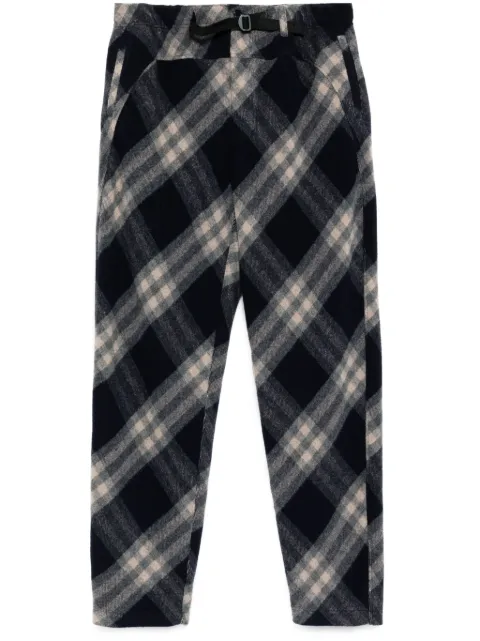 Undercover check pants Blue UC2D4516