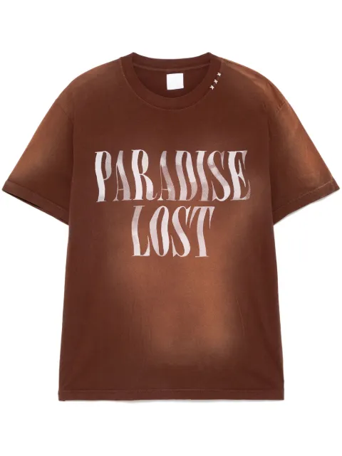 Alchemist paradise lost T-shirt Brown ALMAFW24MJSST92C