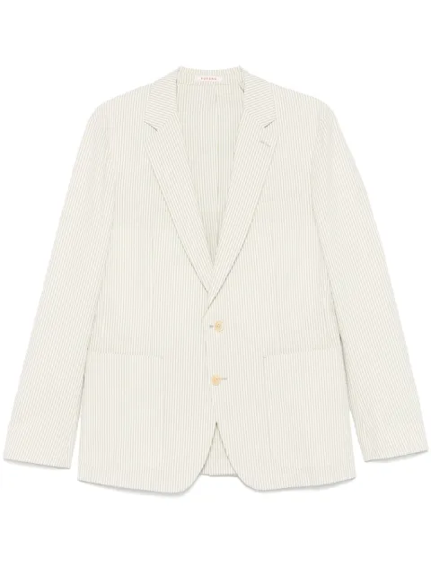 FURSAC striped blazer Green FHPVE00148