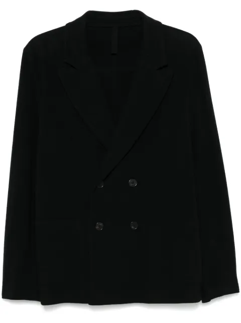 Harris Wharf London peak-lapel blazer Black C6P45MYT