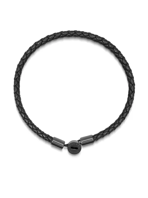 Nialaya Jewelry braided cord bracelet Black MLTHCO372