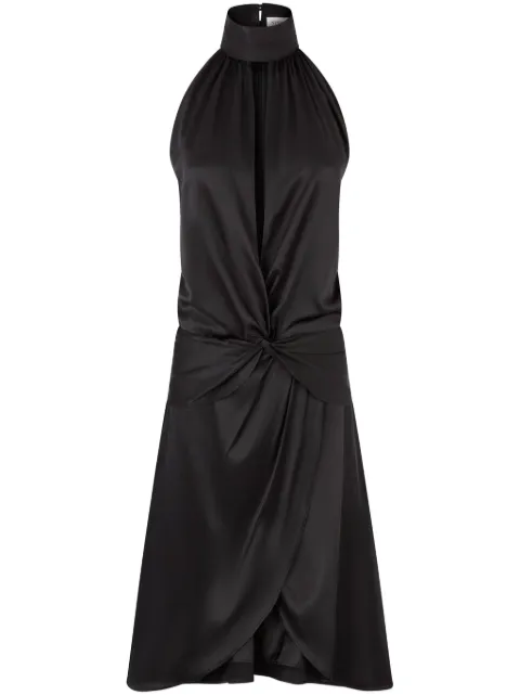 Nina Ricci ruched-detailing dress Black 25PCRO018VI0530U9000