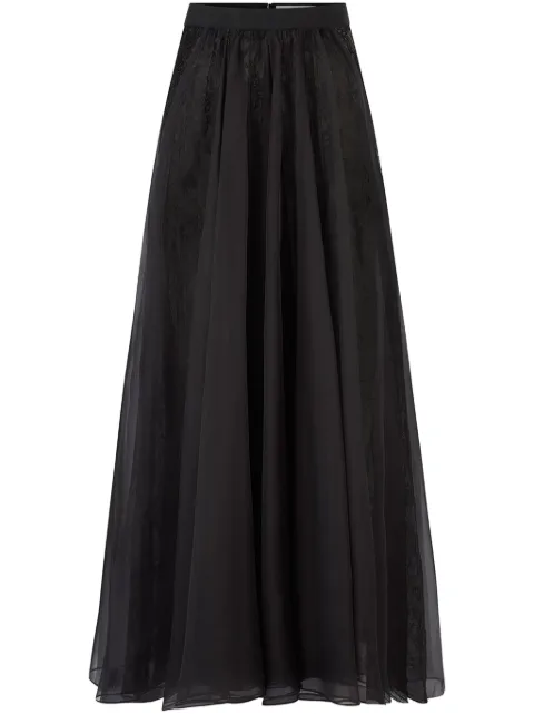 Nina Ricci organza maxi skirt Black 25PCJU020SE0789U9000
