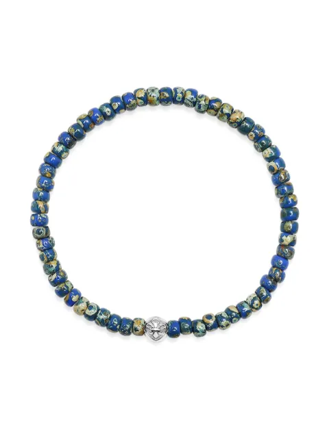 Nialaya Jewelry beaded glass bracelet Blue MNE034